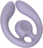 Парный вибромассажер SVibe Snail GIZI Duo, лиловый