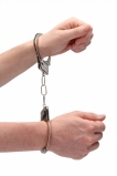Металлические наручники Beginner's Handcuffs, серые