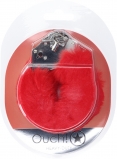 Наручники для эротических игр Heavy-duty Fluffy Handcuffs - Red