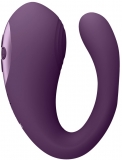 Вибромассажер Yoko с функцией пульсации, фиолетовый