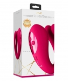 Вибромассажер Yoko с функцией пульсации, розовый