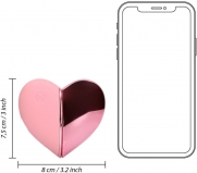 Вибратор-сердце с функцией пульсации Tapping Heart Vibrator