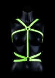 Портупея Body Harness - Glow in the Dark (S/M)