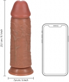 Фалоимитатор из ПВХ Extra Thick Straight without Balls 9