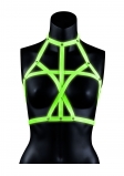 Портупея Bra Harness - Glow in the Dark (S/M)