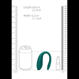 Вибромассажер Couple Toy with Remote Control с пультом управления, бирюзовый