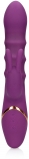 Вибратор с тремя движущимися кольцами - Orchidee Purple