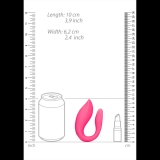 Вибромассажер Couple Toy with Remote Control с пультом управления, розовый