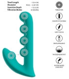 Вибратор SYLORA с уникальными бусинами