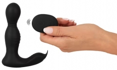 Анальная пробка с вибрацией и ротацией Rebel