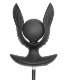 Надувная расширяющая анальная пробка с вибрацией и с пультом