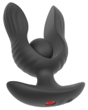 Надувная расширяющая анальная пробка с вибрацией и с пультом