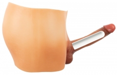 Реалистичные вибрирующие пенис-трусы - Размер M