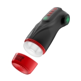 Интерактивный мастурбатор Masturs Shadow Sinner Raven - Вакуум, вибрация, подсветка