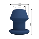 Анальная пробка-туннель Jack Anal Plug S MR play (7.7, Ø 6.2 см)