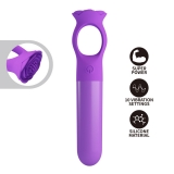 Вибропуля с кольцом Gianna