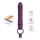 Вибростимулятор с кольцом Cora (15.5, Ø 2 см)