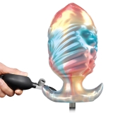 Power Monsters анальная пробка, увеличивающаяся в размере Ebon Leviathan (17.5, Ø 6.4 см)