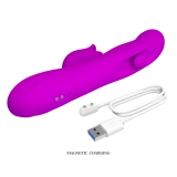 Вибромассажёр-кролик со стимуляцией точки G - Yalanda