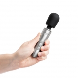 Вибратор Doxy Go серебристый, 16 см