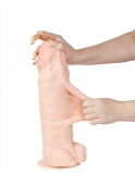 Фаллоимитатор неоскин - СУПЕРГИГАНТ с подвижной кожей №2
