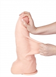 Фаллоимитатор неоскин - СУПЕРГИГАНТ с подвижной кожей №4
