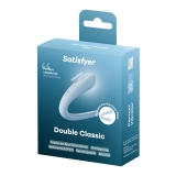 Вибромассажер для пар Satisfyer Double Classic (голубой)