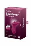 Вибратор с движущимся шариком Satisfyer Exciterrr, бордовый