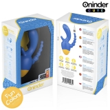 Клиторально-вагинально-анальный ONINDER вибратор с приложением