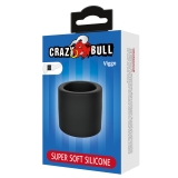 Эрекционное кольцо из силикона черное CRAZY BULL (4, Ø 3.4 см)