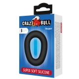 Эрекционное кольцо из силикона черное CRAZY BULL Ø 4.5 см