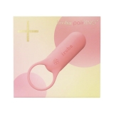 Эрекционное кольцо iroha paiRING+ Coral Pink с вибрацией