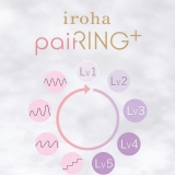 Эрекционное кольцо iroha paiRING+ Very Peri с вибрацией