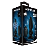 Анальная пробка с пультом управления MR PLAY (12.5, Ø 3.3 см)