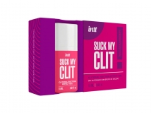 Гель для клитора Suck my Clit - посасывание волнами, клубника, 15 мл