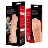 Насадка в виде змеи Cock sleeve, размер M (16, Ø 4.4 см)
