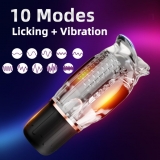MINI Cyclone Oral Masturbator Автоматический мастурбатор с имитацией движений языка, вибрацией и нагревом
