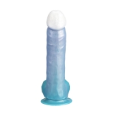 Фаллоимитатор SILEXD Fantasy Angel голубой, 8” (20.3, Ø 4.4 см)