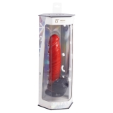 Фаллоимитатор SILEXD Fantasy Devil красный, 8” (20.3, Ø 4.4 см)