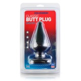 Анальная пробка Classic Butt Plug Smooth - Large, черная (14, Ø 5.7 см)