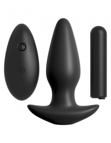 Анальная пробка REMOTE CONTROL SILICONE PLUG с вибрацией (10, Ø 3.8 см)