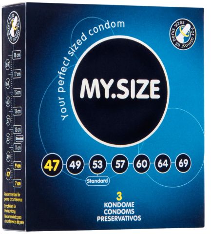 Презервативы MY.SIZE размер 47*160 (3 шт)