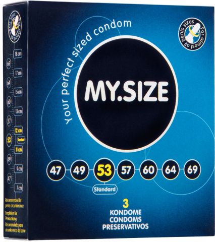 Презервативы MY.SIZE размер 53*178 (3 шт)