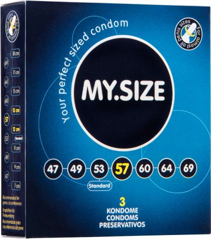 Презервативы MY.SIZE размер 57*178 (3 шт)