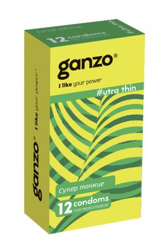 Презервативы Ganzo Ultra thin (12 шт)