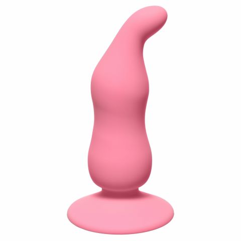 Анальная пробка Waved Anal Plug Pink (11, Ø 3.1 см)