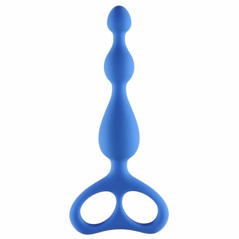 Анальная цепочка Ultimate Beads Blue (17, Ø 3 см)