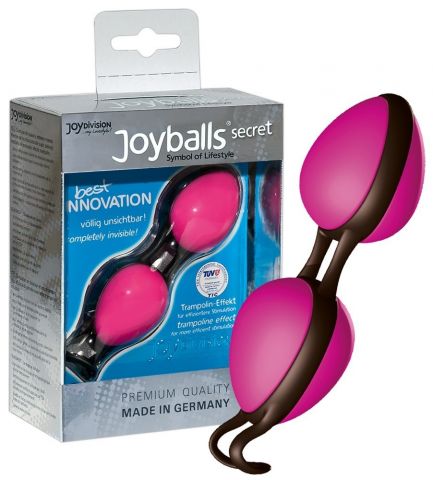 Joyballs Вагинальные шарики Secret розовые (10.5, Ø 3.7 см)