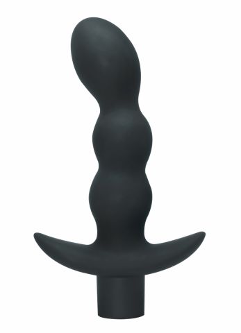 Анальная пробка с вибрацией Spice it up Naughty Dark Grey (14, Ø 3.3 см)