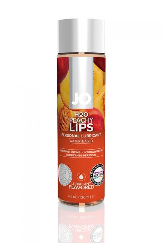 Ароматизированный лубрикант Персик на водной основе System Jo Flavored Peachy Lips, 120 мл